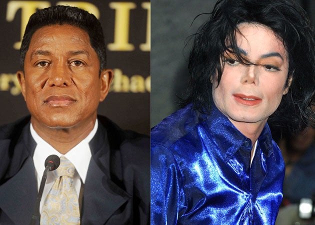 Jermaine and Michael Jackson