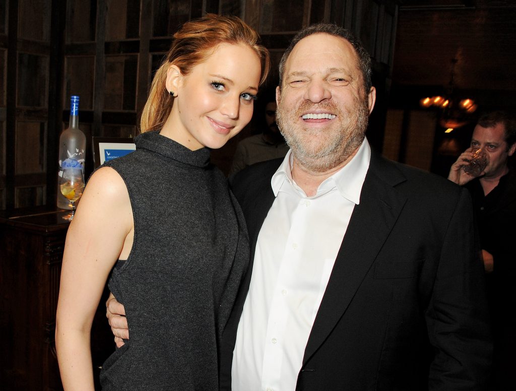 Jennifer Lawrence and Harvey Weinstein
