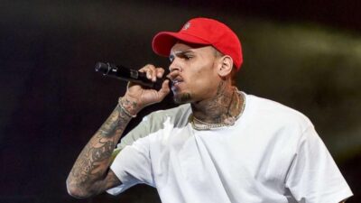 Chris Brown on stage