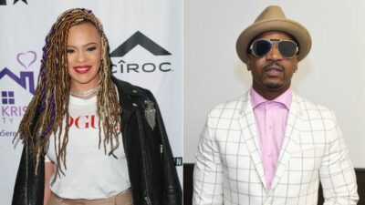 Faith Evans and Stevie J