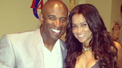 Deion Sanders and Tracey Edmonds.