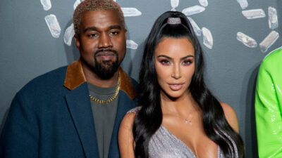 Kanye West and Kim Kardashian