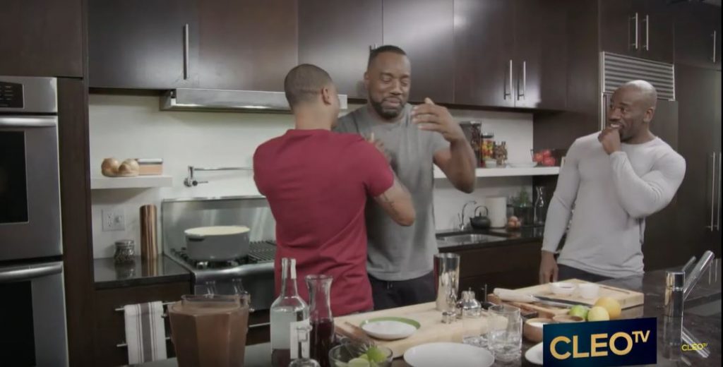 Malik Yoba Freestyles on Just Eats with Chef JJ