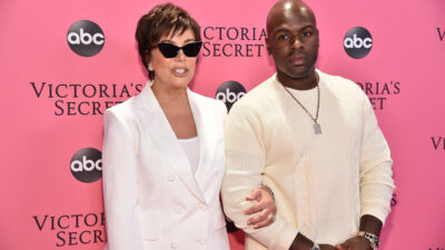 Kris Jenner and Corey Gamble attend the Victoria's Secret Fashion Show at Pier 94 on November 8, 2018 in New York City. (Nov. 7, 2018 - Source: Theo Wargo/Getty Images North America)