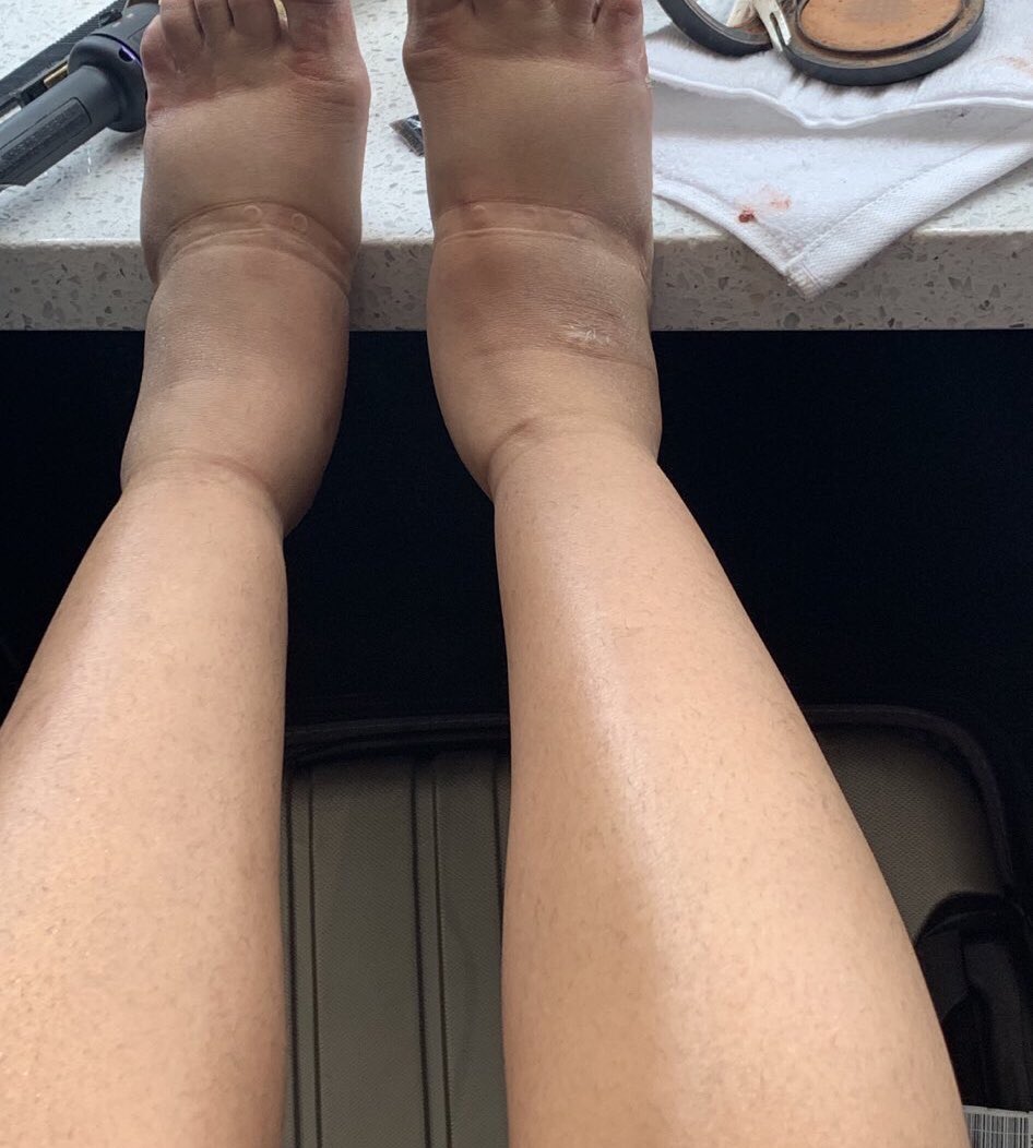 cardi b feet