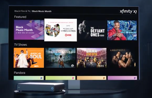 Comcast Xfinity X1, BLACK FILM & TV 