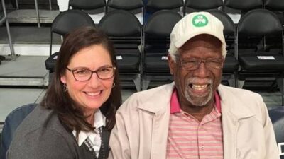Bill Russell and wife/widow Jeannine