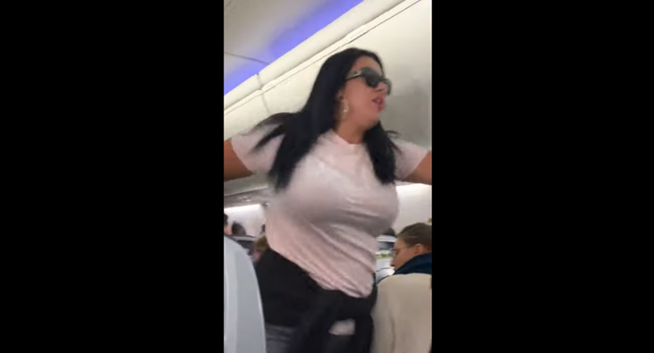couple fight onboard american airlines