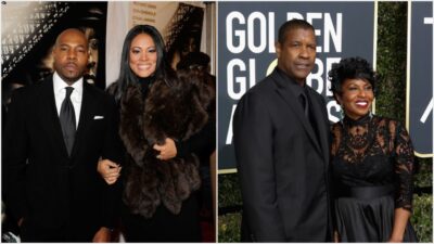 denzel and pauletta washington with lela rochon antoine fuqua