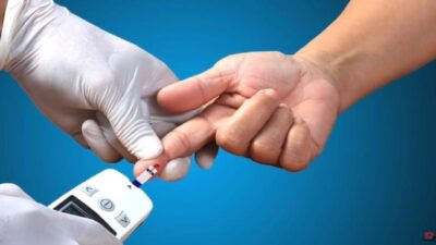 Diabetes - blood glucose check