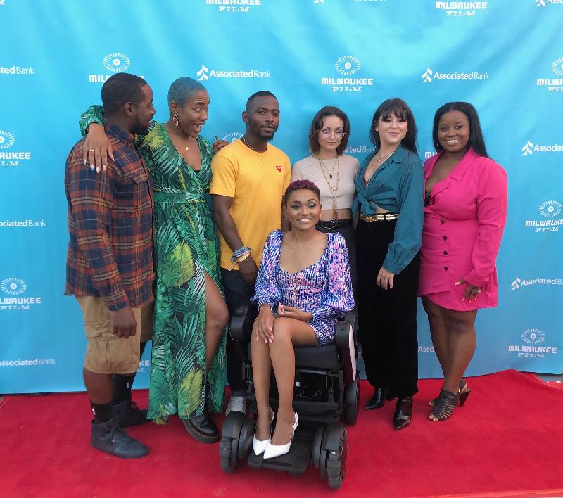 Lauren “Lolo” Spencer and her team at the ‘Give Me Liberty’ premiere in Beverly Hills