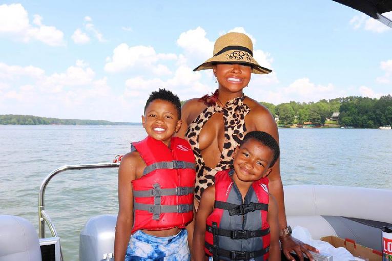 Phaedra Parks and her sons (Instagram)