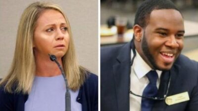 Amber Guyger and Botham Jean