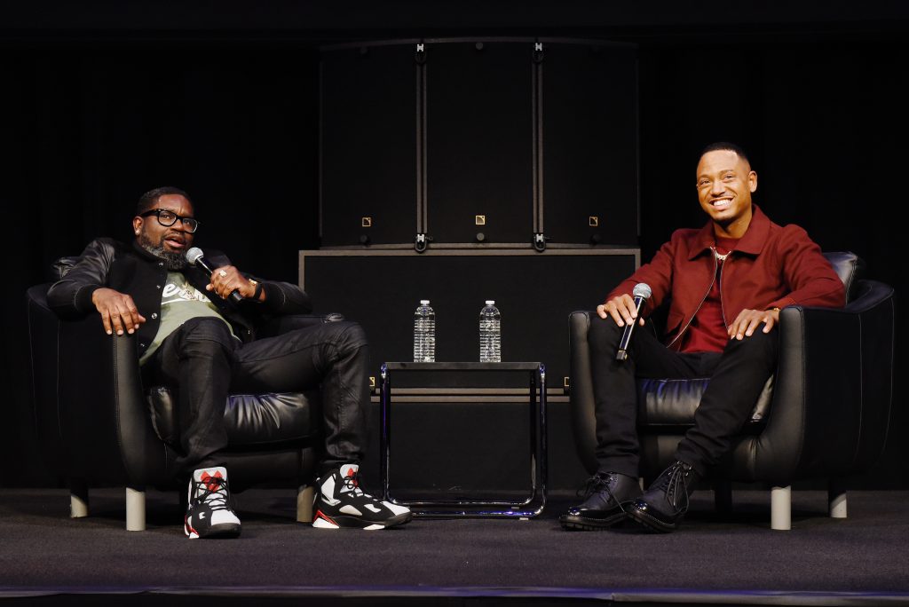Lil Rel Howery (L) and Terrence J 