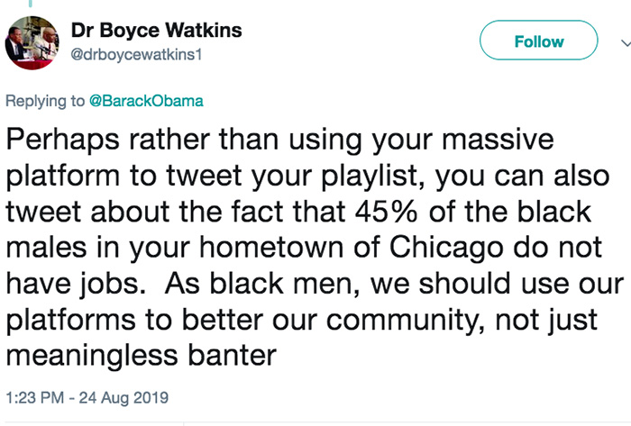 Dr. Boyce Watkins, Lizzo