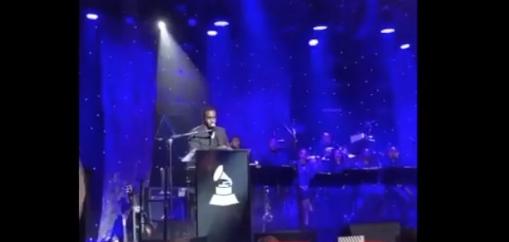 Diddy speech at pre-grammy party