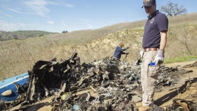 Kobe Bryant crash site