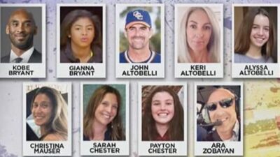 Kobe Bryant Helicopter crash victims