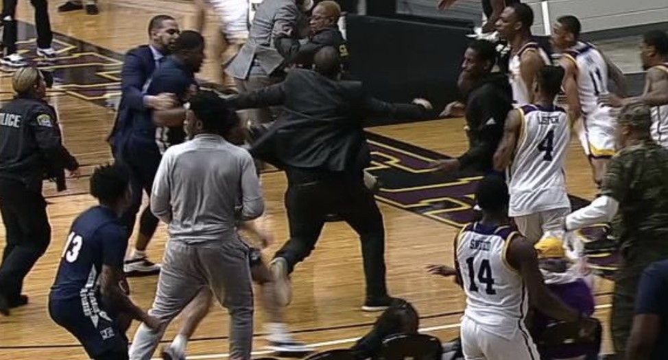 Brawl Erupts in Postgame Handshake Line of Prairie View A&M & Jackson State Game