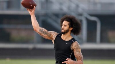Colin Kaepernick still training