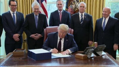 Trump signing stimulus bill