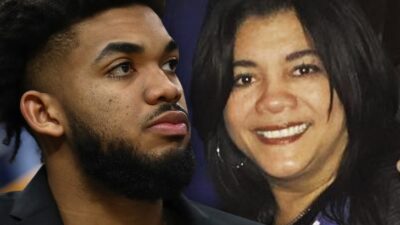 Karl Anthony Towns & Mother (tmz)