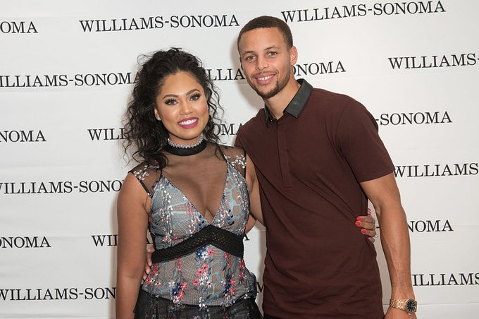 Steph Curry and wife ayesha
