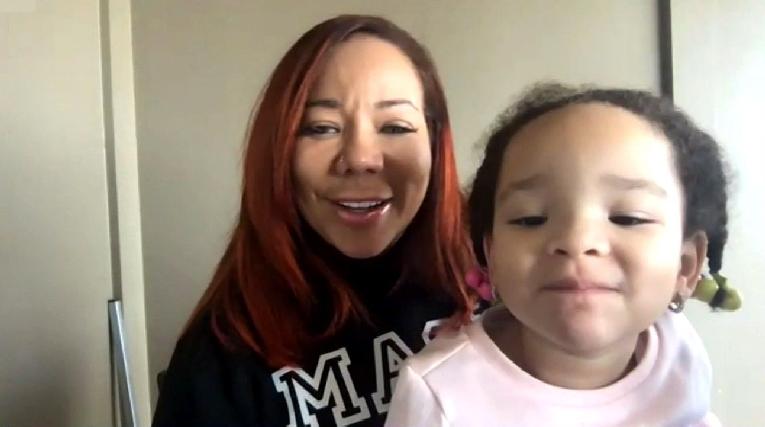 Tiny Harris & baby girl (the real at home)