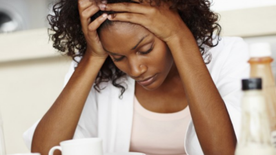 This woman is experiencing the side effect of the stay-in-place order (google free to share and use)