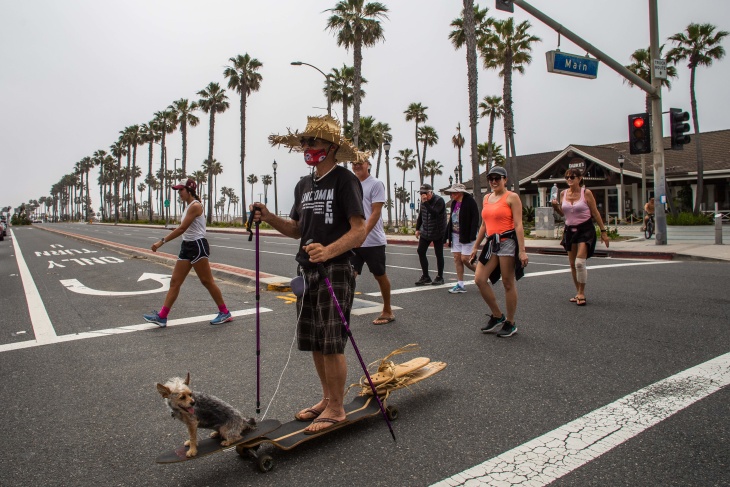 Here's What Huntington Beach Looked Like On Saturday