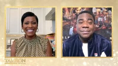 Tamron Hall and Tracy Morgan