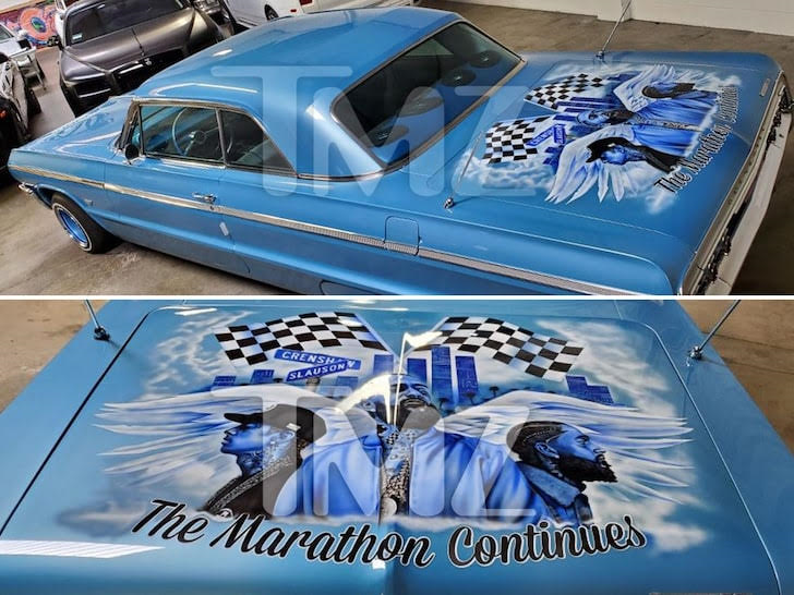 Nick Cannon Honors Late Rapper Nipsey Hussle with Custom Paint Job on Impala 