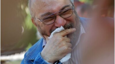 A picture of a man who appreciates a good joke! (google free to share and use)