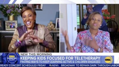Robin Roberts, Deborah Roberts and Al Roker on GMA (05-13-20)