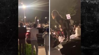 Chicago Rager - woman twerking on car