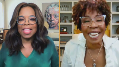 Oprah Winfrey and Iyanla Vanzant