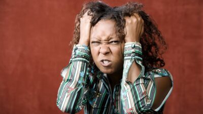 angry covid-19 woman (google free to share and use)