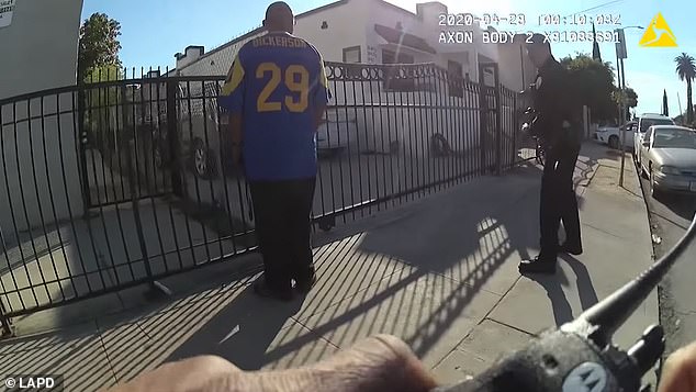 LAPD Chief releases 'disturbing' bodycam footage of cop beating an unarmed homeless man in the head