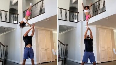 Roland Pollard and his 4-year-old daughter Jayden