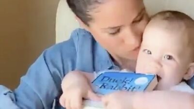 Meghan, Duchess of Sussex, and son Archie