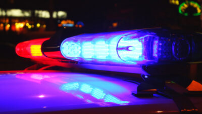 police lights/siren