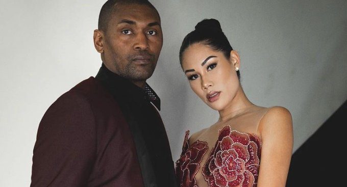 ron artest (meta world peace) and his wife
