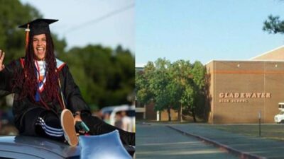 Kienjanae Hooper, a senior at Gladewater High School in Gladewater, Texas