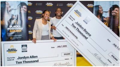 McDonald&rsquo;s launches the $500,000 Black & Positively Golden Scholarship Fund in partnership with the Thurgood Marshall College Fund