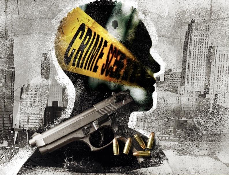 Crime Scene (gun & bullets)