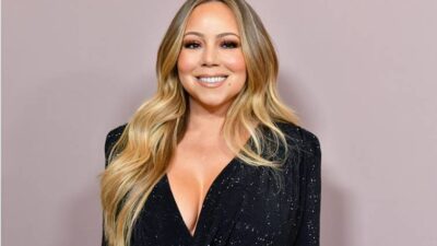 Mariah Carey in black