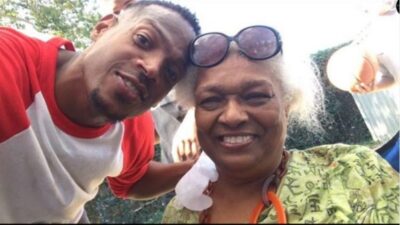 Marlon Wayans and his mother Elvira - Instagram