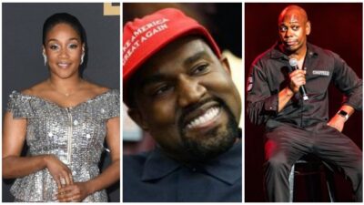 Tiffany Haddish, Kanye West, Dave Chapelle