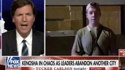 Tucker Carlson and Kyle Rittenhouse