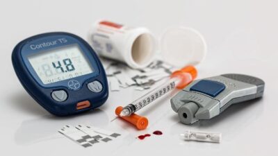 Diabetes - blood glucose check